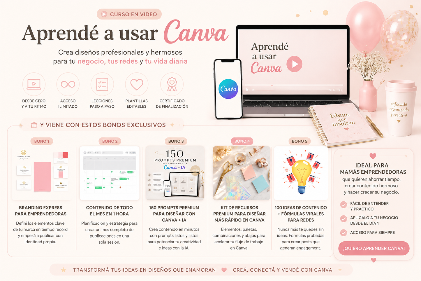 CURSO APRENDE A USAR CANVA