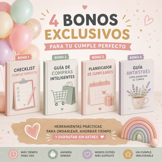 El Cumple Perfecto Sin Estrés